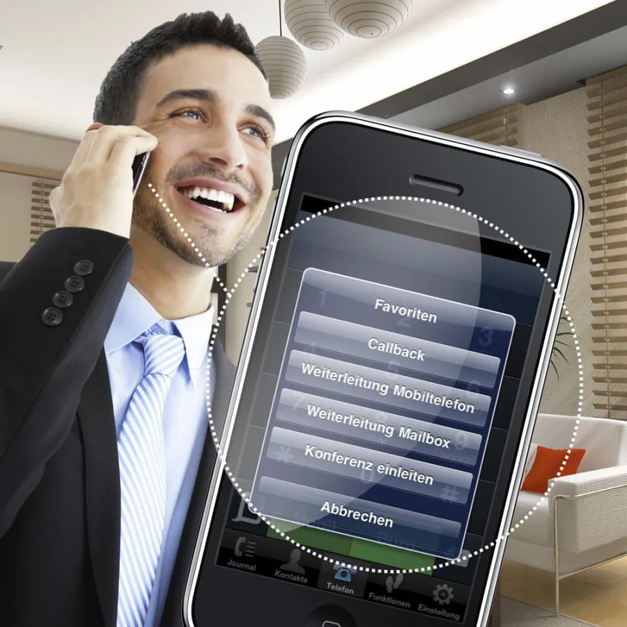 iPhone wird mobile Nebenstelle des Unternehmens