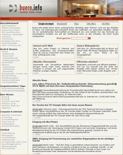 Bild: Buero.info: Als Jungunternehmer bestens organisiert und informiert