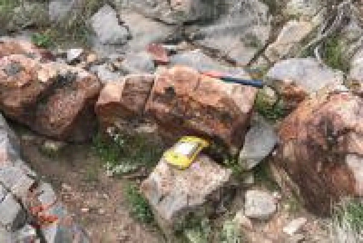 Zinkvererzung auf dem Gunman-Projekt; Foto: Pasinex Resources