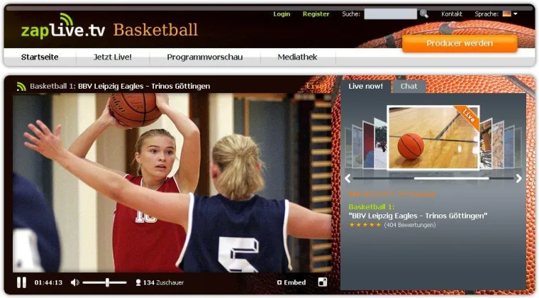 Basketball-Bundesliga im kostenlosen Live-Stream Bild: Basketball-Bundesliga im kostenlosen Live-Stream