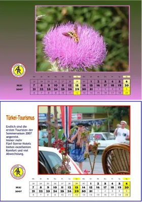 Bild: Aktuelle Türkei Rundschau: Kalenderblätter für Mai 2007