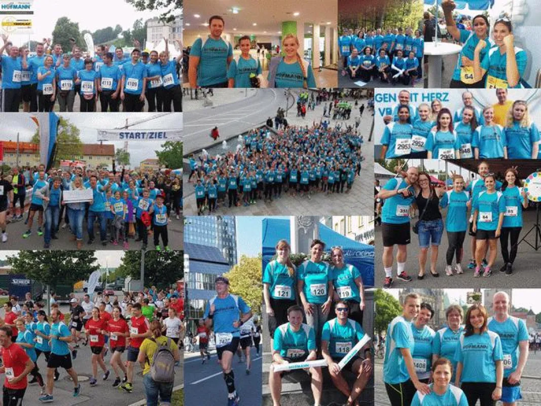 10 jähriges Jubiläum des Hofmann Spendenmarathons