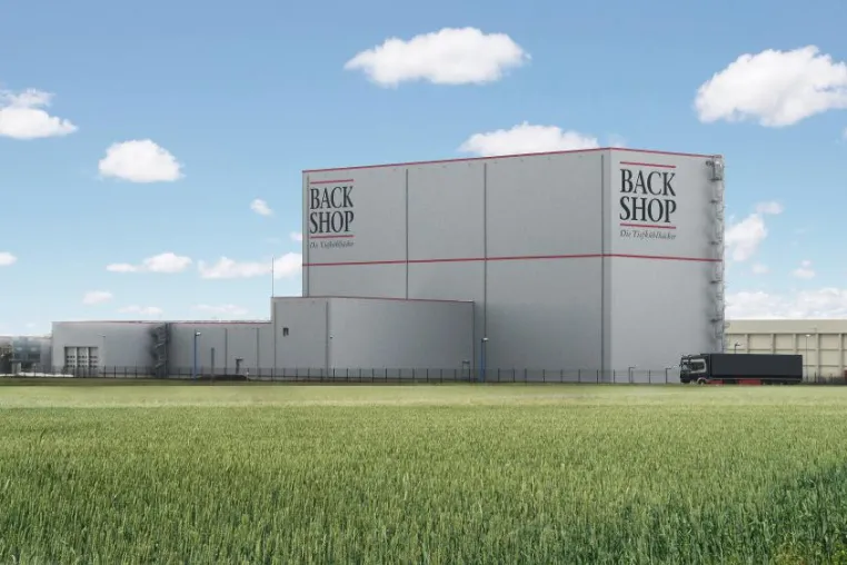Bild: Energieeffiziente Brandvermeidung von WAGNER für das Tiefkühlbackwaren-HRL von BACK SHOP