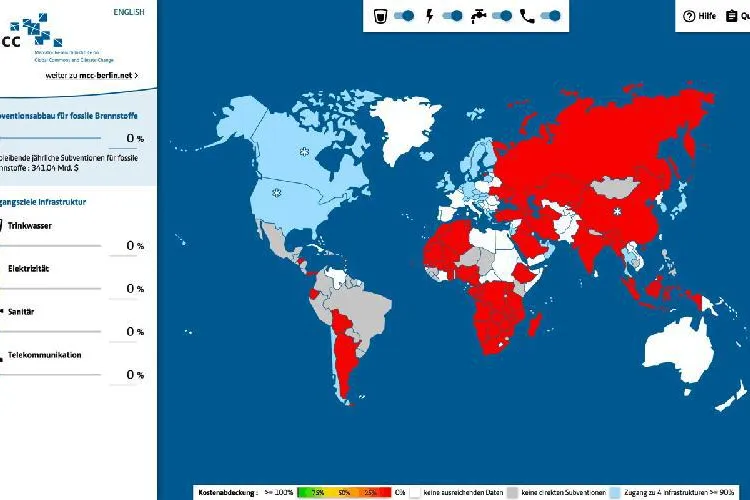 Become a “political decision-maker” yourself with the interactive MCC subsidy map Bild: Become a “political decision-maker” yourself with the interactive MCC subsidy map
