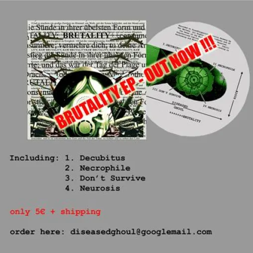 Hackisan präsentiert die neue EP Diseased Ghoul - Brutality Bild: Hackisan präsentiert die neue EP Diseased Ghoul - Brutality