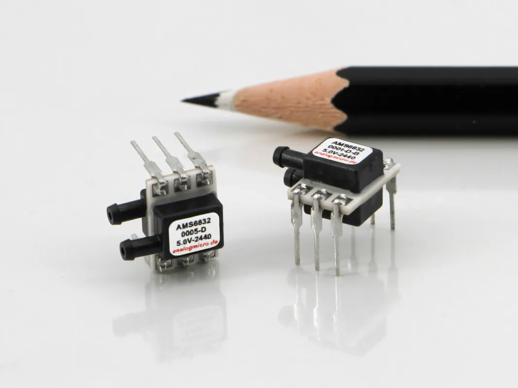 Drucksensor AMS 6832 mit Analog- und I²C-Ausgang (© Analog Microelectronics / AMSYS)