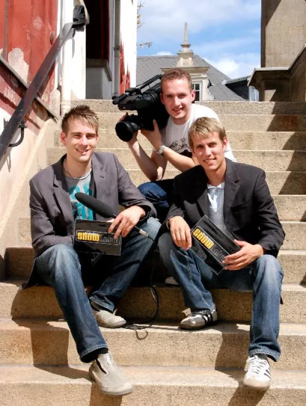 Laden einmal im Monat ins Show-Lokal Vogtland ein: Martin Reißmann, Stefan Lehmann und Jens Heinl (von links).
