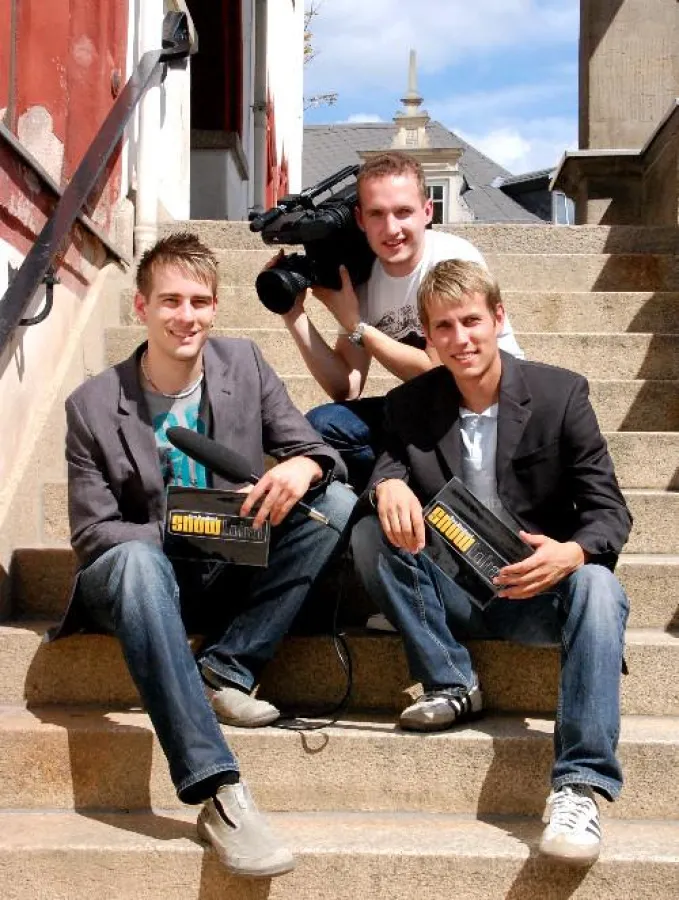 Laden einmal im Monat ins Show-Lokal Vogtland ein: Martin Reißmann, Stefan Lehmann und Jens Heinl (von links).