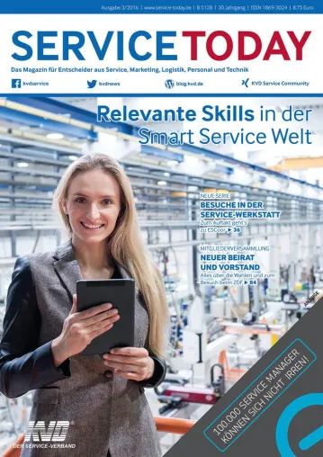 Relevante Skills in der Smart Service Welt: Ausgabe 3/16 der SERVICETODAY Bild: Relevante Skills in der Smart Service Welt: Ausgabe 3/16 der SERVICETODAY