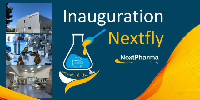 Bild: NextPharma weiht neue Produktionsanlage für flüssige Arzneimittel in Limay, Frankreich, ein
