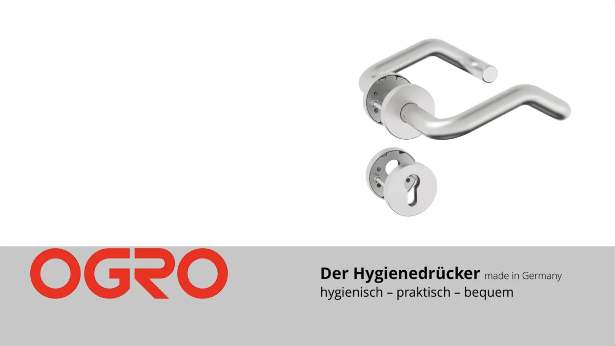Der Hygienedrücker von OGRO – Türen öffnen mit dem Unterarm