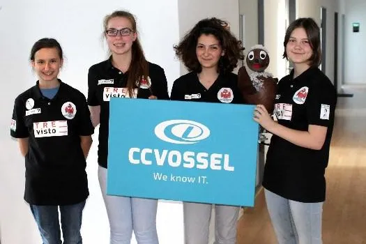 Bild: Roboter zu Besuch bei CCVOSSEL