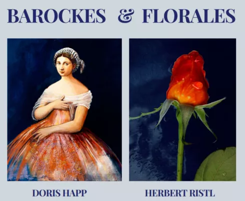 Bild: Kunstausstellung „BAROCKES & FLORALES“: Zwischen Licht und Leinwand – Fotografie und Malerei