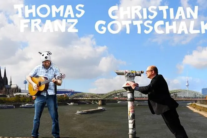 Bild: Christian Gottschalk trifft Thomas Franz in der Volksbühne