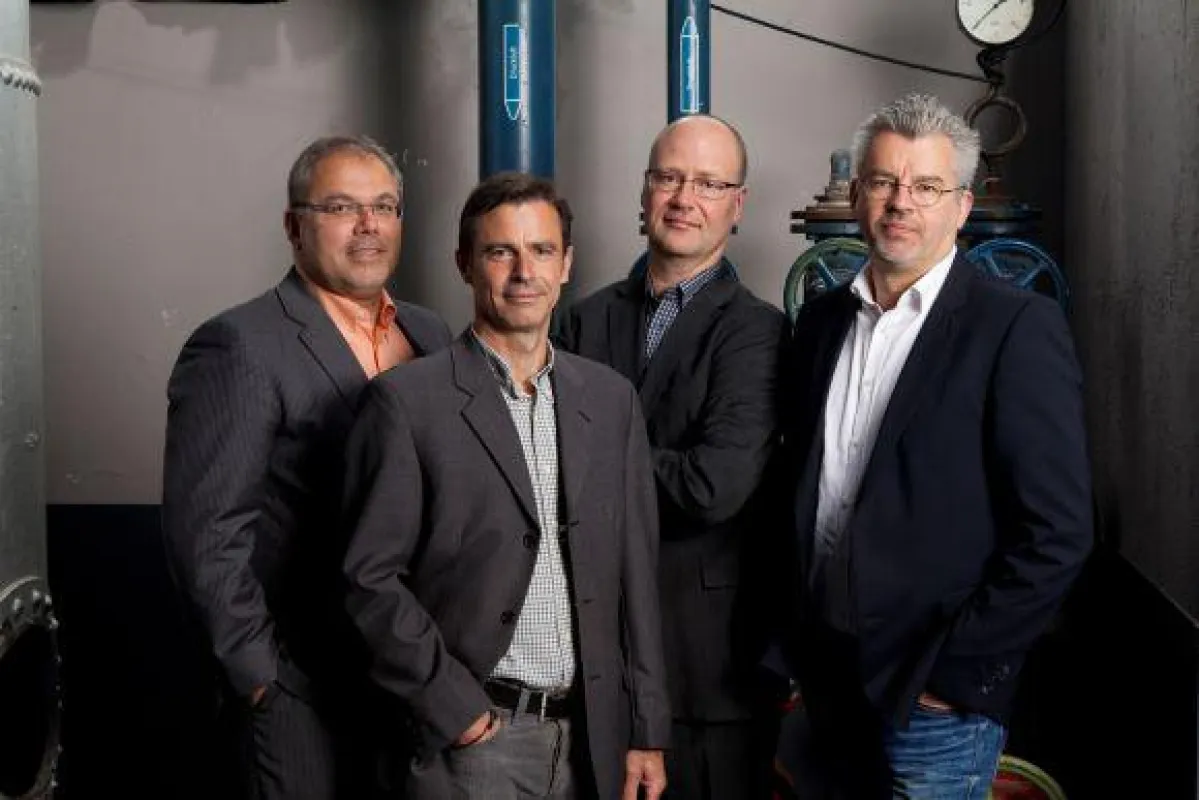 Christian Faltin, Helmut van Rinsum, Klaus Wieking und Stefan Krüger