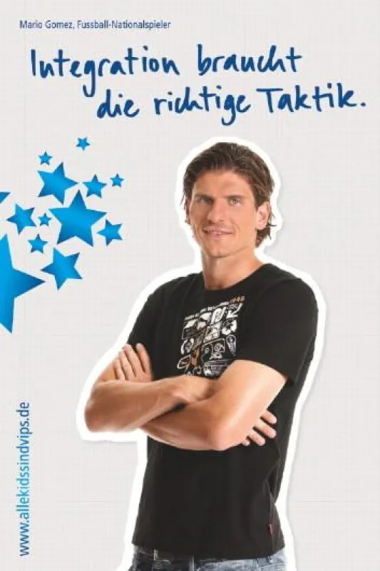 Mario Gomez ist einer von aktuell 8 Botschaftern, die sich bei der Schulaktion