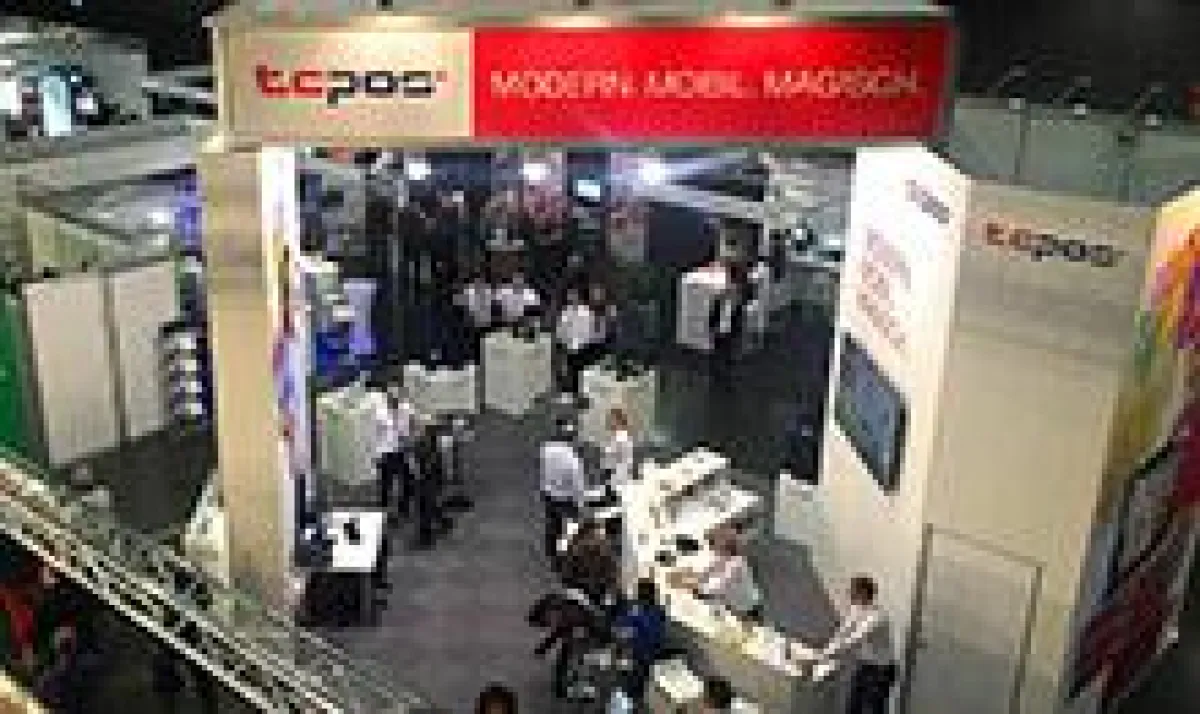 TCPOS Messestand Gesamtansicht