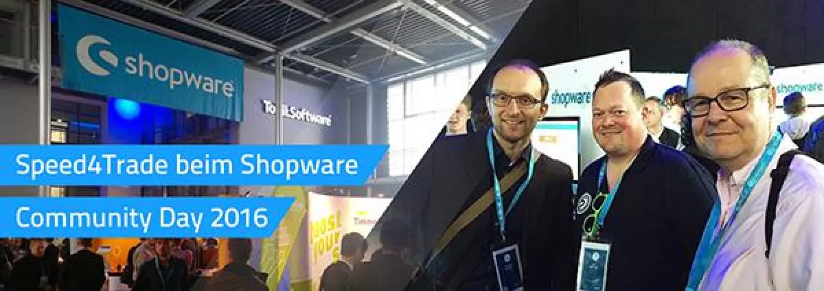 Speed4Trade zum Shopware Community Day 2016