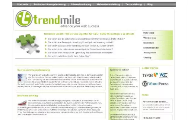Pressemitteilungen & mehr von den Profis – trendmile GmbH erweitert Angebot und überarbeitet Website Bild: Pressemitteilungen & mehr von den Profis – trendmile GmbH erweitert Angebot und überarbeitet Website