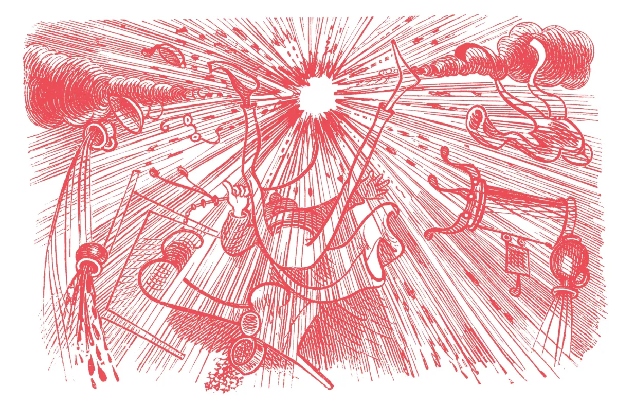 Wilhelm Busch, Max und Moritz, Vierter Streich, Blatt 5, 2. Bild, 1863 (© Archiv MUSEUM Wilhelm BUSCH)