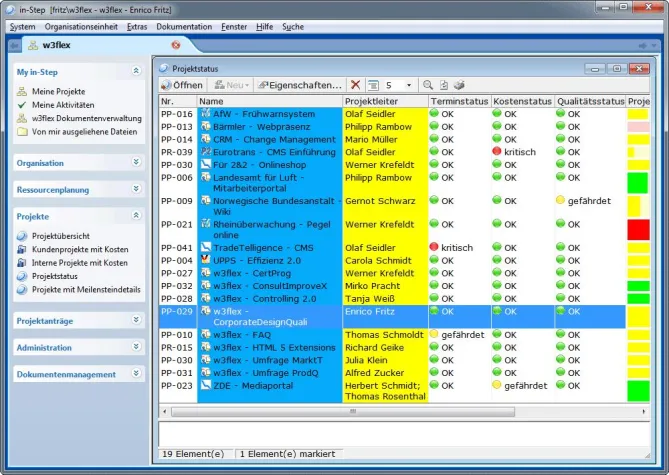 Bild: Viele neue Funktionen: in-Step 4.10 ist da