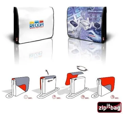 Bild: zipitbag®-Promotionbag, Firmenwerbung im Doppelpack