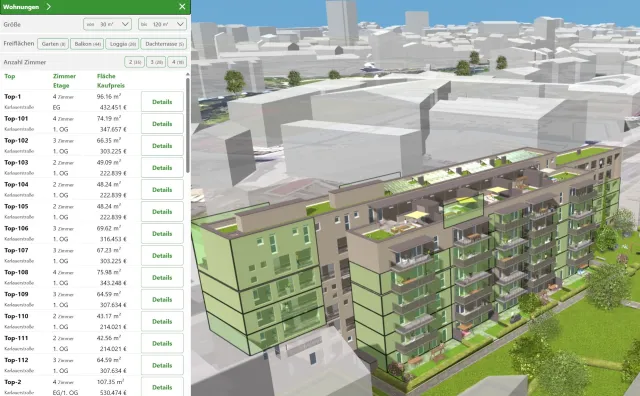 Bild: Immobilien erleben statt nur ansehen: Der 3D Immonavigator revolutioniert die Präsentation von Bauprojekten