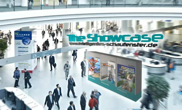 Bild: Das intelligente Schaufenster ist jetzt auch auf Fachmessen der HINTE GmbH vertreten