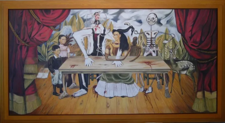 Bild: Das größte Gemälde von Frida Kahlo „Der verwundete Tisch” ist nun im Kunstmuseum Gehrke-Remund in Baden-Baden