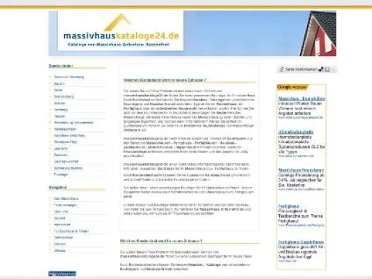 massivhauskataloge24.de präsentiert sich als neuer Partner für Bauträger & Bauherren Bild: massivhauskataloge24.de präsentiert sich als neuer Partner für Bauträger & Bauherren