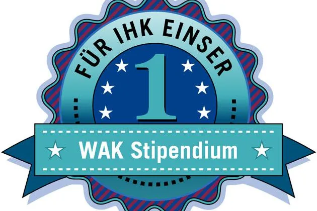 Bild: WAK Stipendium mit sehr gutem IHK Abschluss