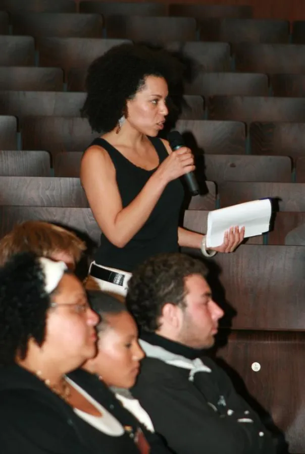 Moderatorin Victoria B. Robinson - Bild von EricAnders.de