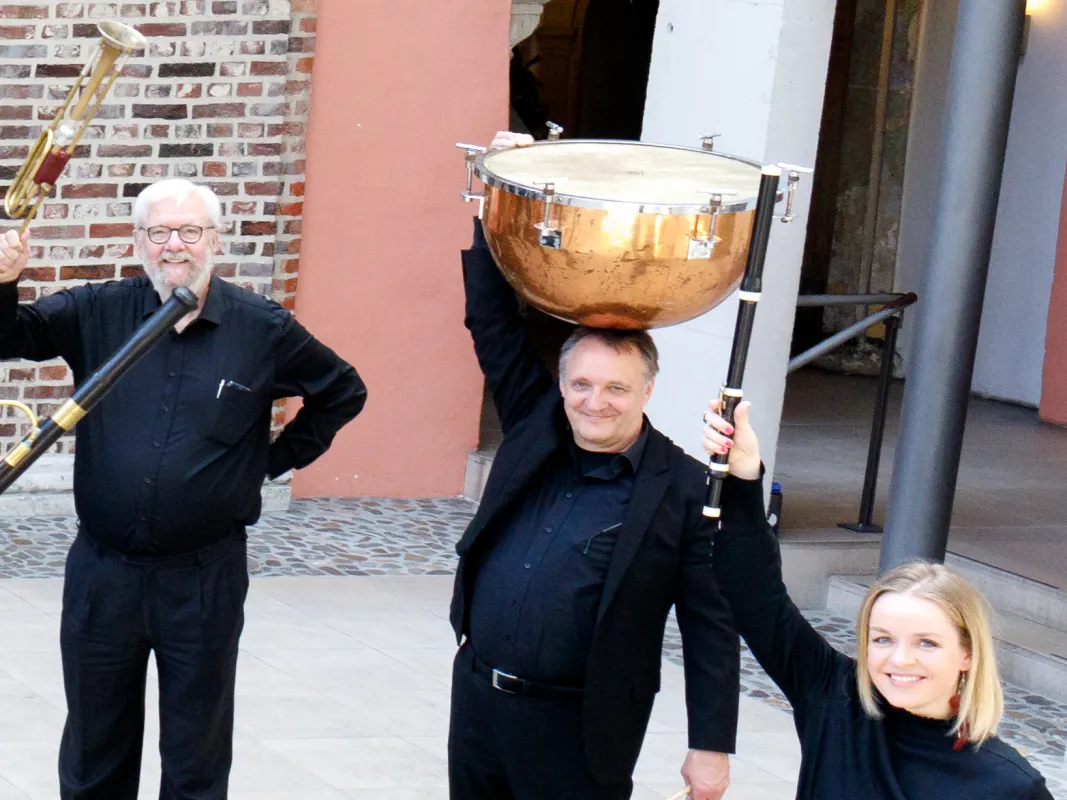 Frithjof Koch an der Pauke (© caterva musica 2022/ Philipp Gunzer)