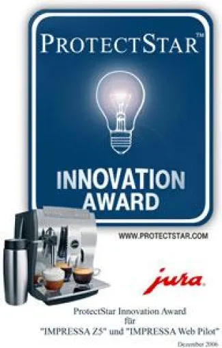 Bild: „ProtectStar Innovation AWARD“ wird an die JURA Elektroapparate AG in Niederbuchsiten, Schweiz verliehen