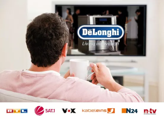 De'Longhi gibt Vollgas - Große TV-Kampagne geht in die zweite Runde Bild: De'Longhi gibt Vollgas - Große TV-Kampagne geht in die zweite Runde