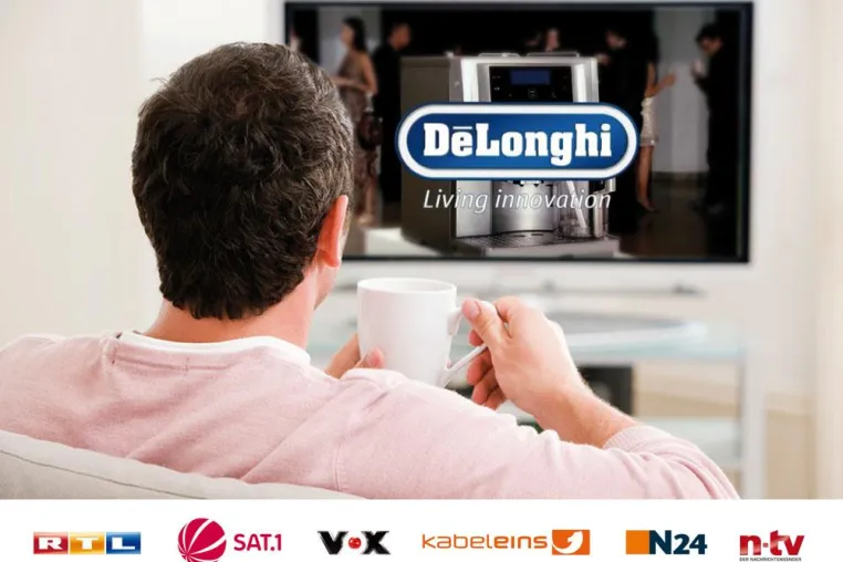 De'Longhi gibt Vollgas - Große TV-Kampagne geht in die zweite Runde Bild: De'Longhi gibt Vollgas - Große TV-Kampagne geht in die zweite Runde