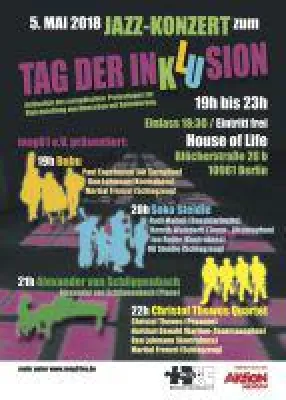 Bild: Alexander von Schlippenbach mit Großmeistern der Free-Jazz Szene im Zeichen der Inklusion!