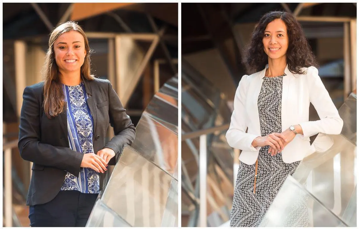 Patricia Mosler und Irene Wolters, die neuen Mitarbeiterinnen der AXICA