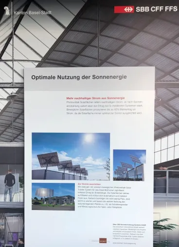 600 Solarpanels für grünen SBB-Strom in Basel Bild: 600 Solarpanels für grünen SBB-Strom in Basel
