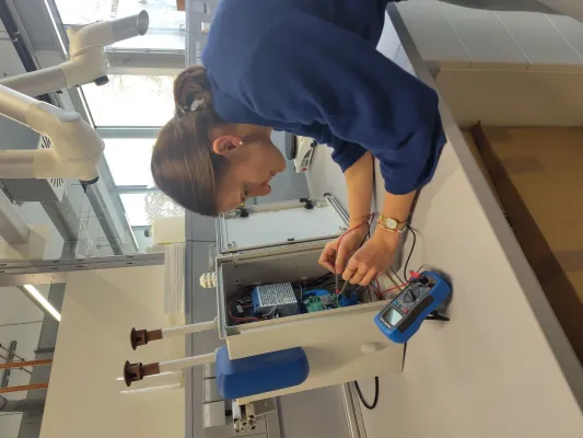 Bild: Messnetzwerk „UrbanAir Lab“ am TechCampus der Hochschule Heilbronn aktiv