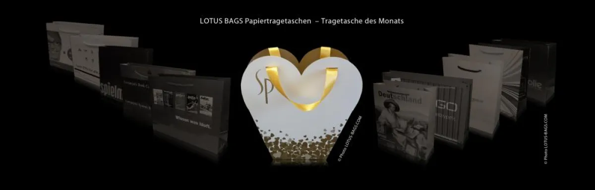 LOTUS BAGS Papiertragetaschen – Tragetasche des Monats