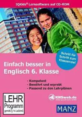 Bild: Neuerscheinung Lernsoftware „Einfach besser in Englisch 6. Klasse“