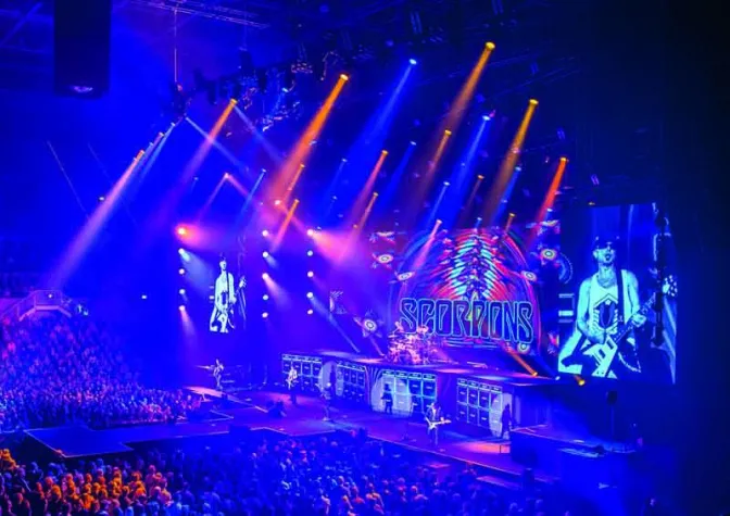 Bild: Kinetisches Equipment für die Scorpions von Movecat