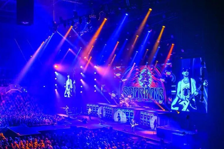 Bild: Kinetisches Equipment für die Scorpions von Movecat