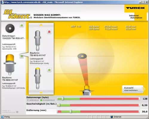 Bild: Suchergebnisse optisch ansprechend präsentiert – TURCK setzt auf PowerFlash von communicode