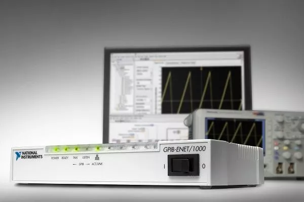 Bild: NI stellt netzwerkfähiges GPIB-ENET/1000 für die Messgerätesteuerung vor