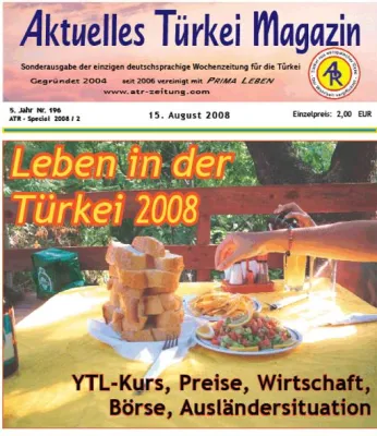 Bild: Türkei - Großer ATR-Report «Vergleich der Lebenshaltungskosten – Türkei – Deutschland»