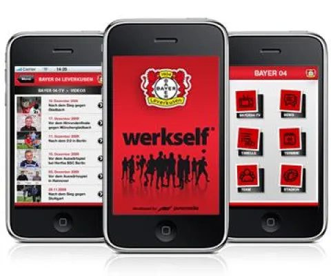 Bild: Bayer 04 Leverkusen – die offizielle iPhone-App des Herbstmeisters