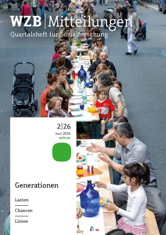 Generationen: Das Juni-Heft der WZB-Mitteilungen Bild: Generationen: Das Juni-Heft der WZB-Mitteilungen
