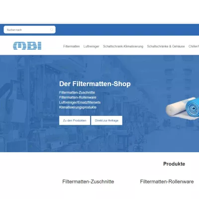 Der Filtermatten-Shop von MBI in neuem Design/ NEU im MBI-Sortiment: LED-Schaltschrankleuchten Bild: Der Filtermatten-Shop von MBI in neuem Design/ NEU im MBI-Sortiment: LED-Schaltschrankleuchten